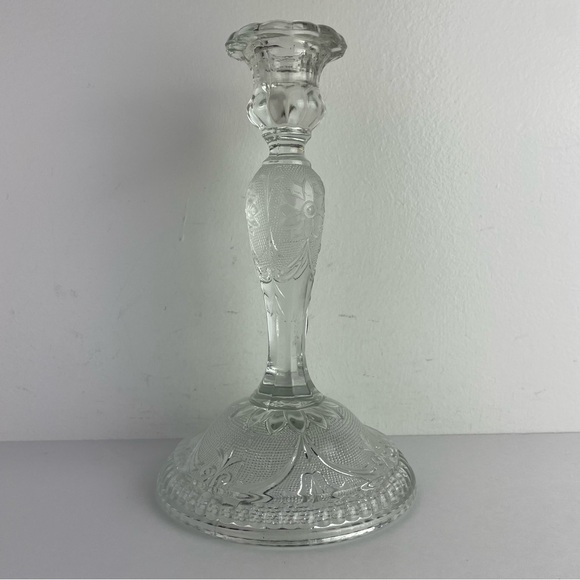 Indiana Glass Other - 🚦3/$33 Indiana Glass Tiara Vintage Clear Candlestick - Bundle It!